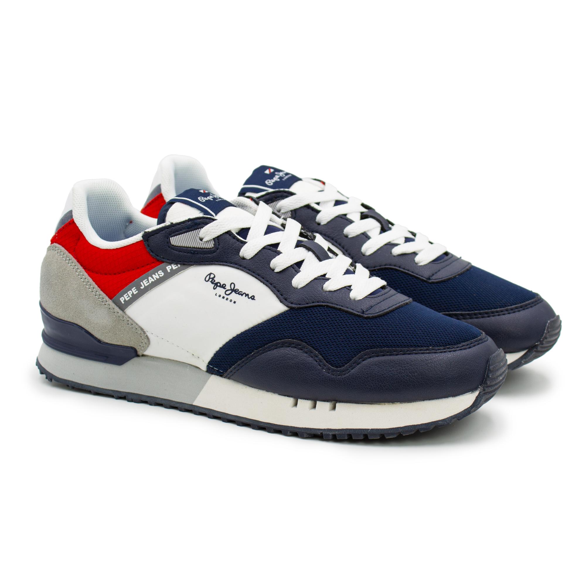 

Кроссовки мужские Pepe Jeans London LONDON ONE ROAD M PMS30821 синие 42 EU, LONDON ONE ROAD M PMS30821