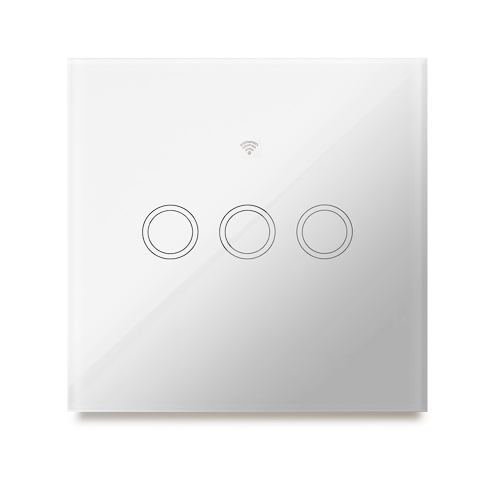 

Сенсорный пульт управления трехканальным ZigBee выключателем Ps-Link ZW-E3R, Белый, ZW-E3R