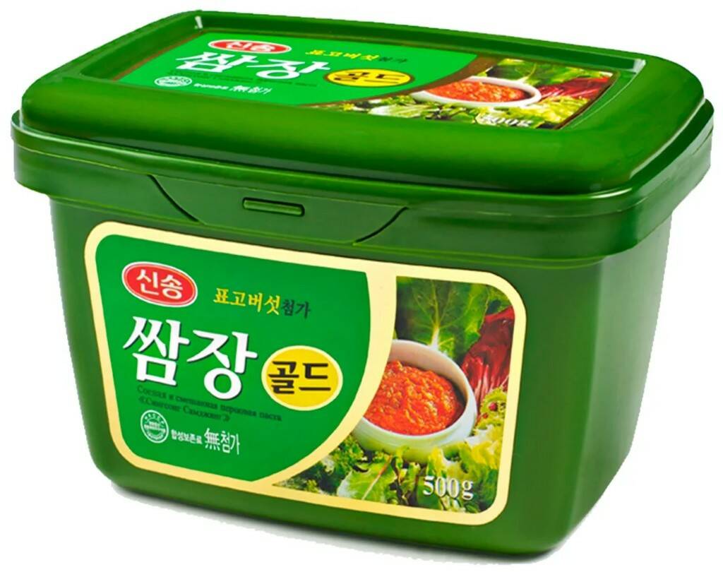 

Соевая паста Maeil Soybean Paste Сингсонг Самдян соево-перцовая 500 г