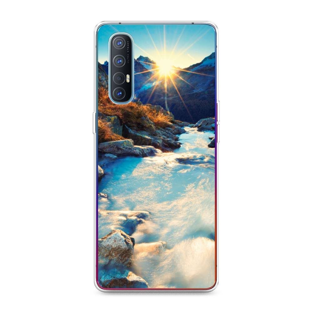 

Чехол Awog на Oppo Reno 3 Pro "Восход 7", Разноцветный, 252550-4