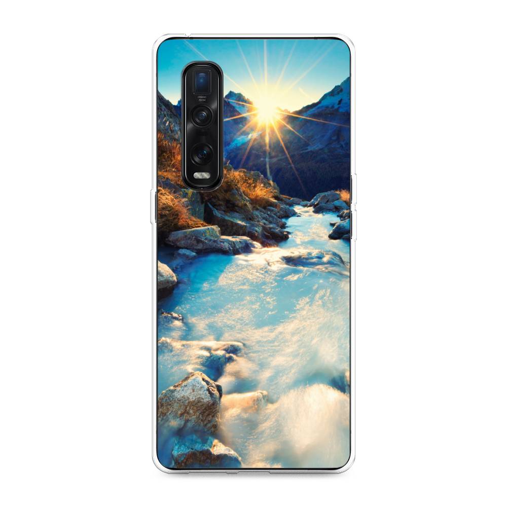 

Чехол Awog на Oppo Find X2 Pro "Восход 7", Разноцветный, 253350-4