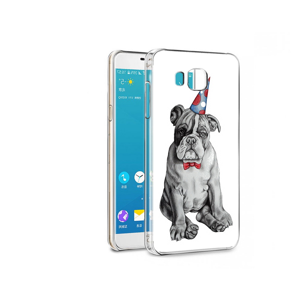 

Чехол MyPads Tocco для Samsung Galaxy Alpha праздничный щенок (PT13063.503.554), Прозрачный, Tocco