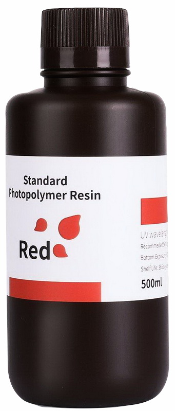 Фотополимер Elegoo Standard Resin (Красный, 0.5 л)