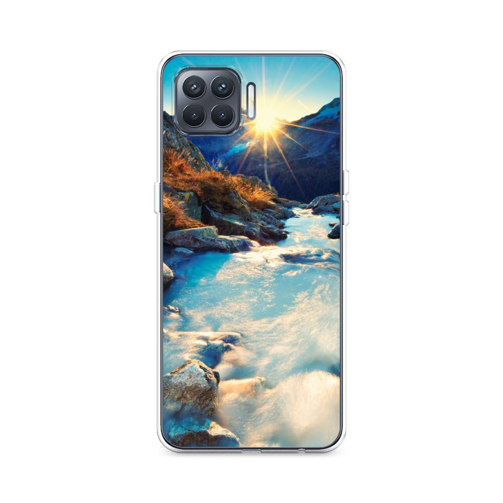 

Чехол Awog на Oppo Reno 4 Lite/A93 "Восход 7", Разноцветный, 255350-4