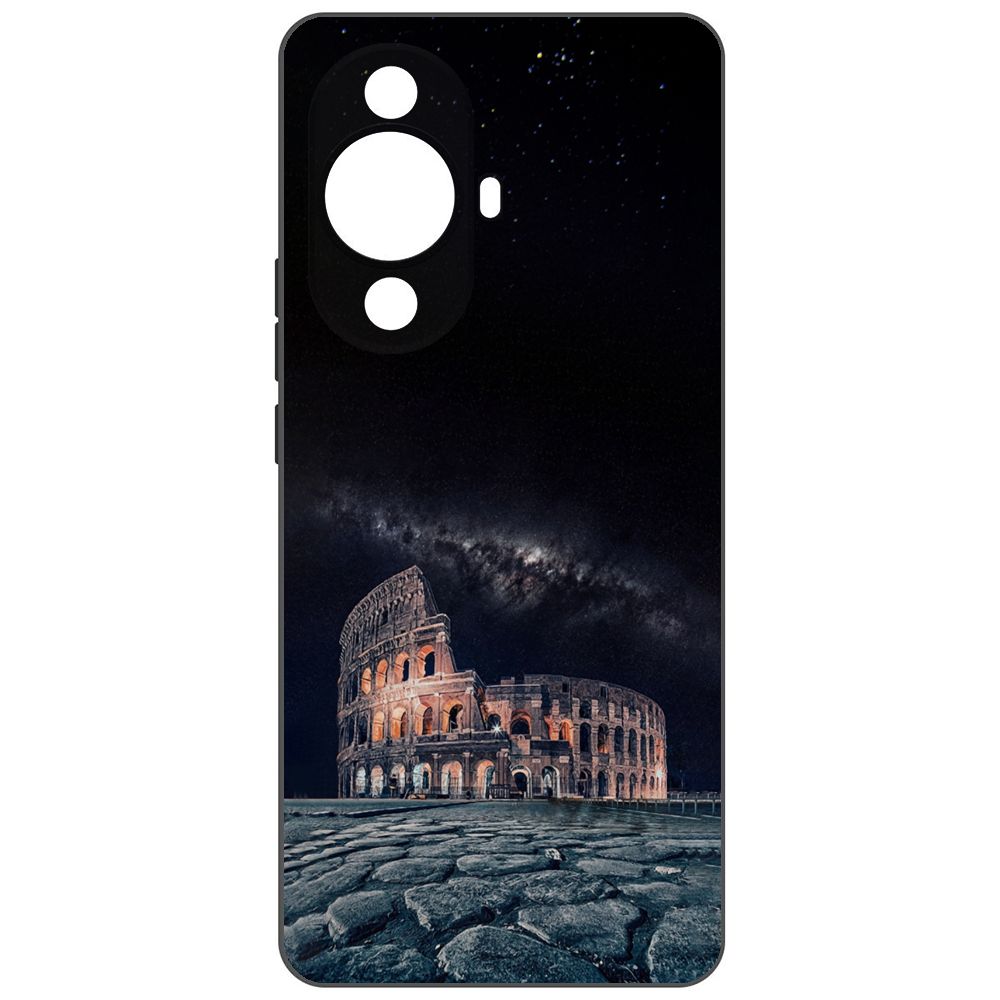 

Чехол-накладка Krutoff Soft Case Италия, Колизей для Huawei Nova 11 черный