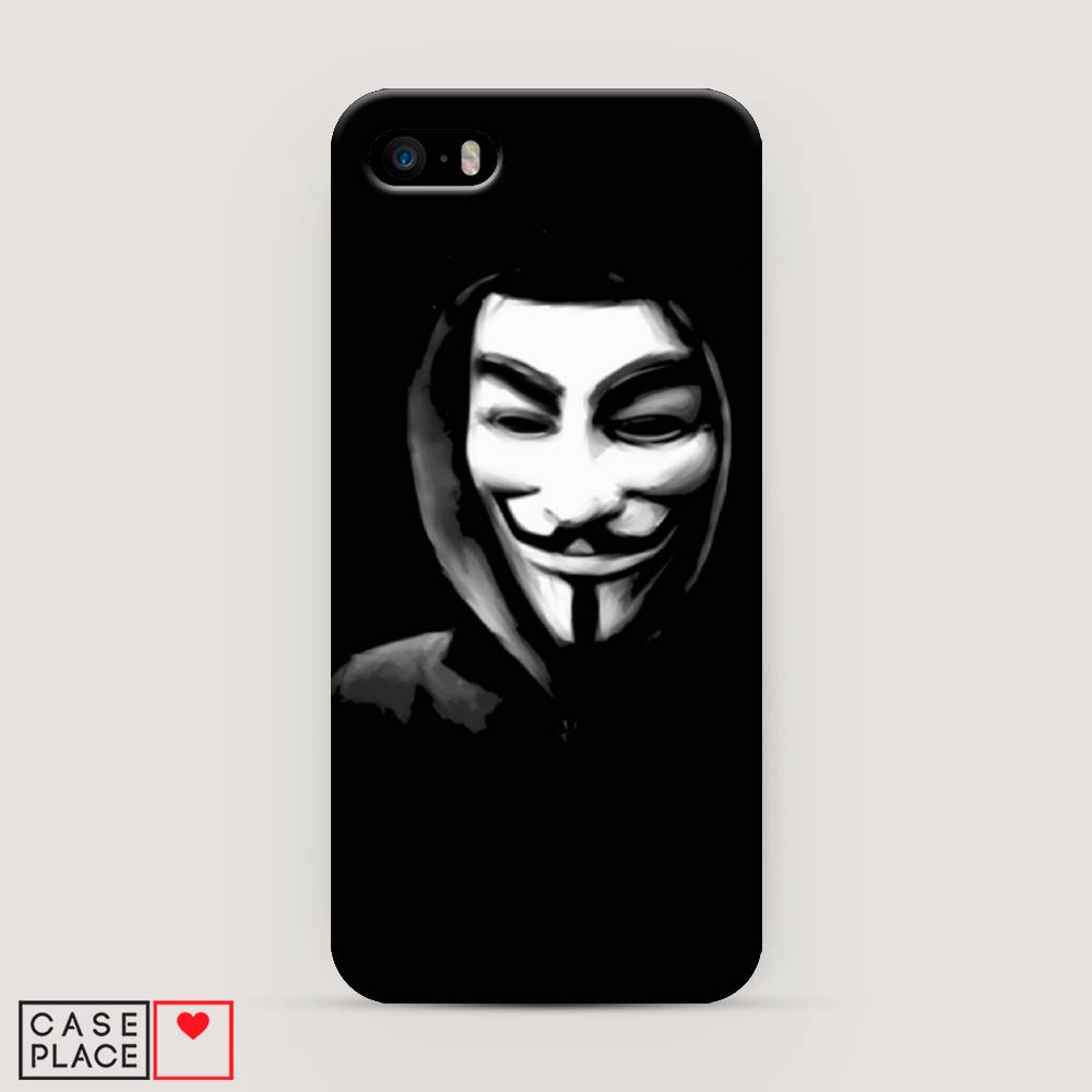

Пластиковый чехол "Анонимус" на Apple iPhone 5, 10320-4