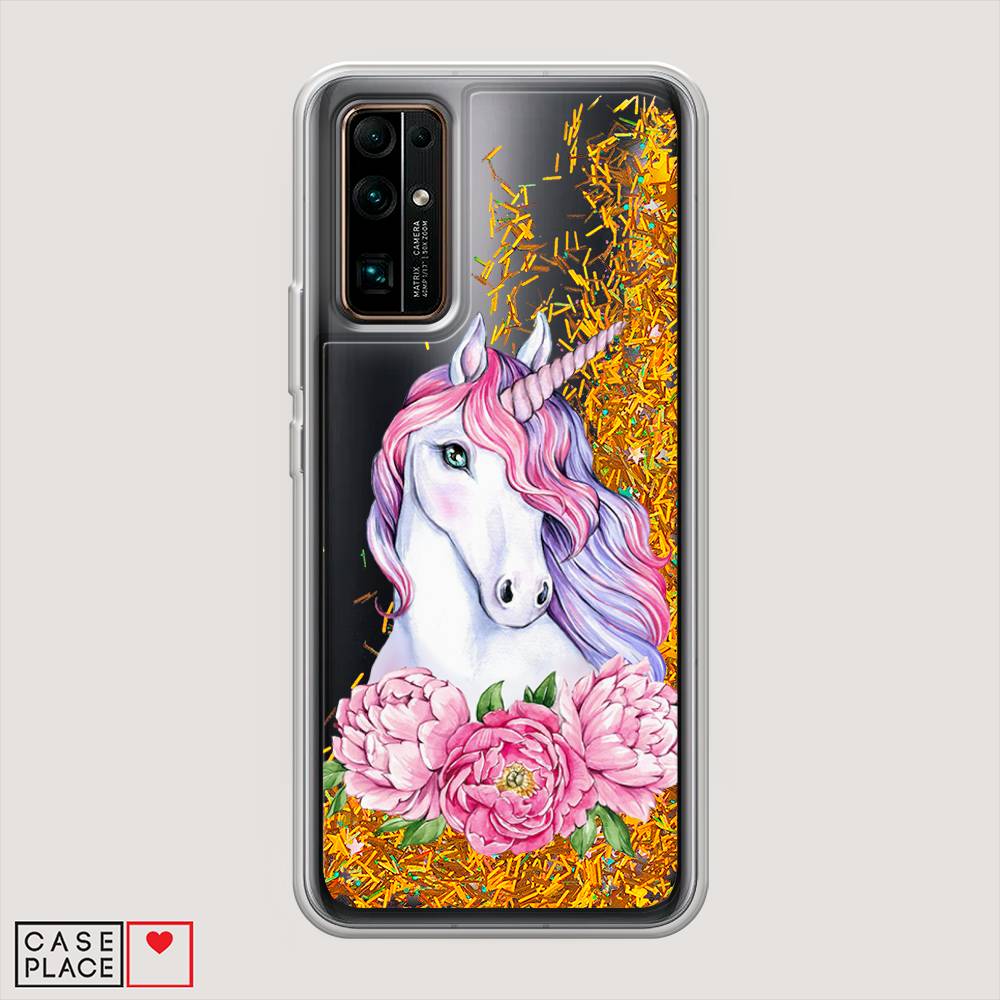 

Чехол Awog на Honor 30 "Единорог с пионами", Зеленый;розовый, 612190-1