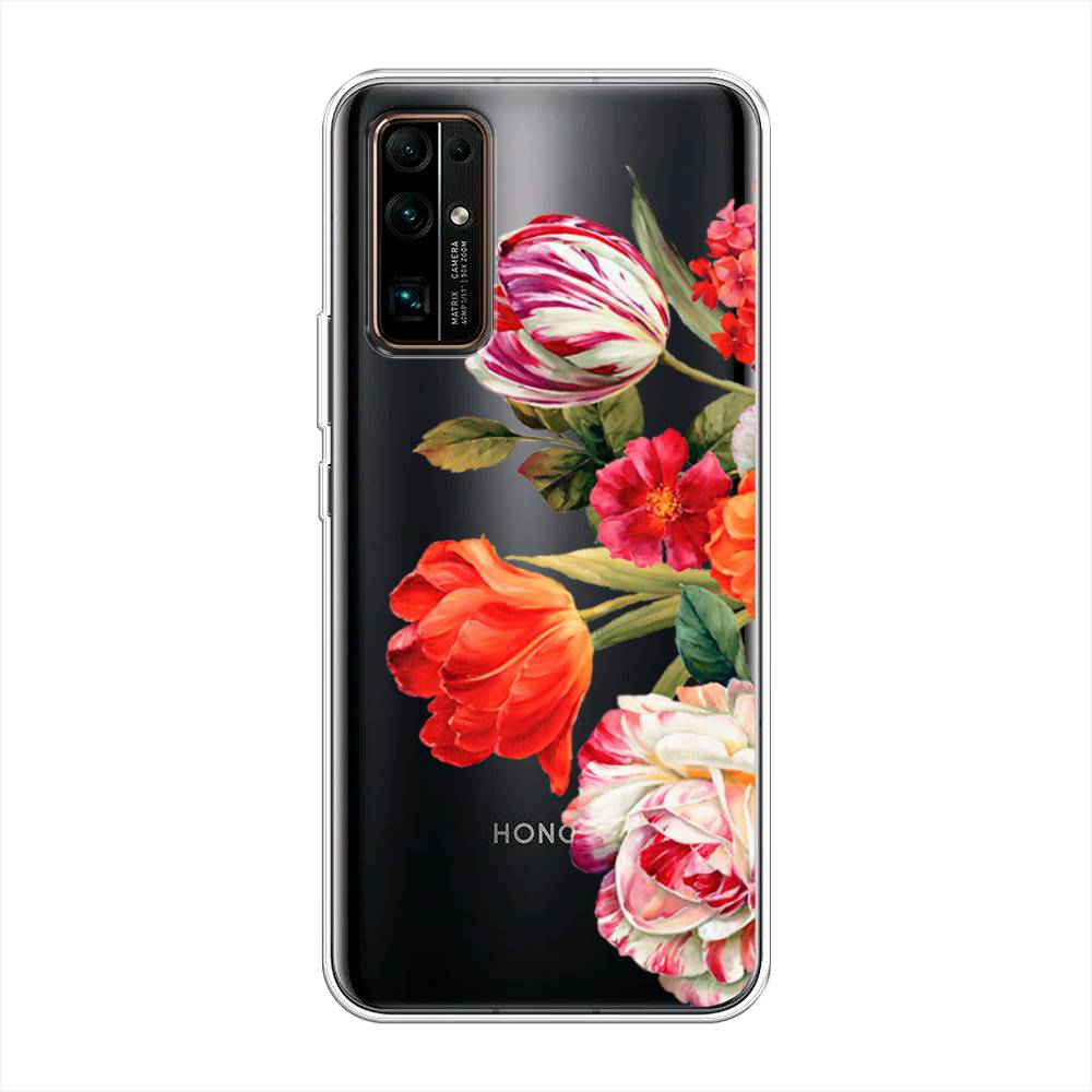 

Чехол Awog на Honor 30 "Весенний букет", Красный;розовый;зеленый, 612150-8