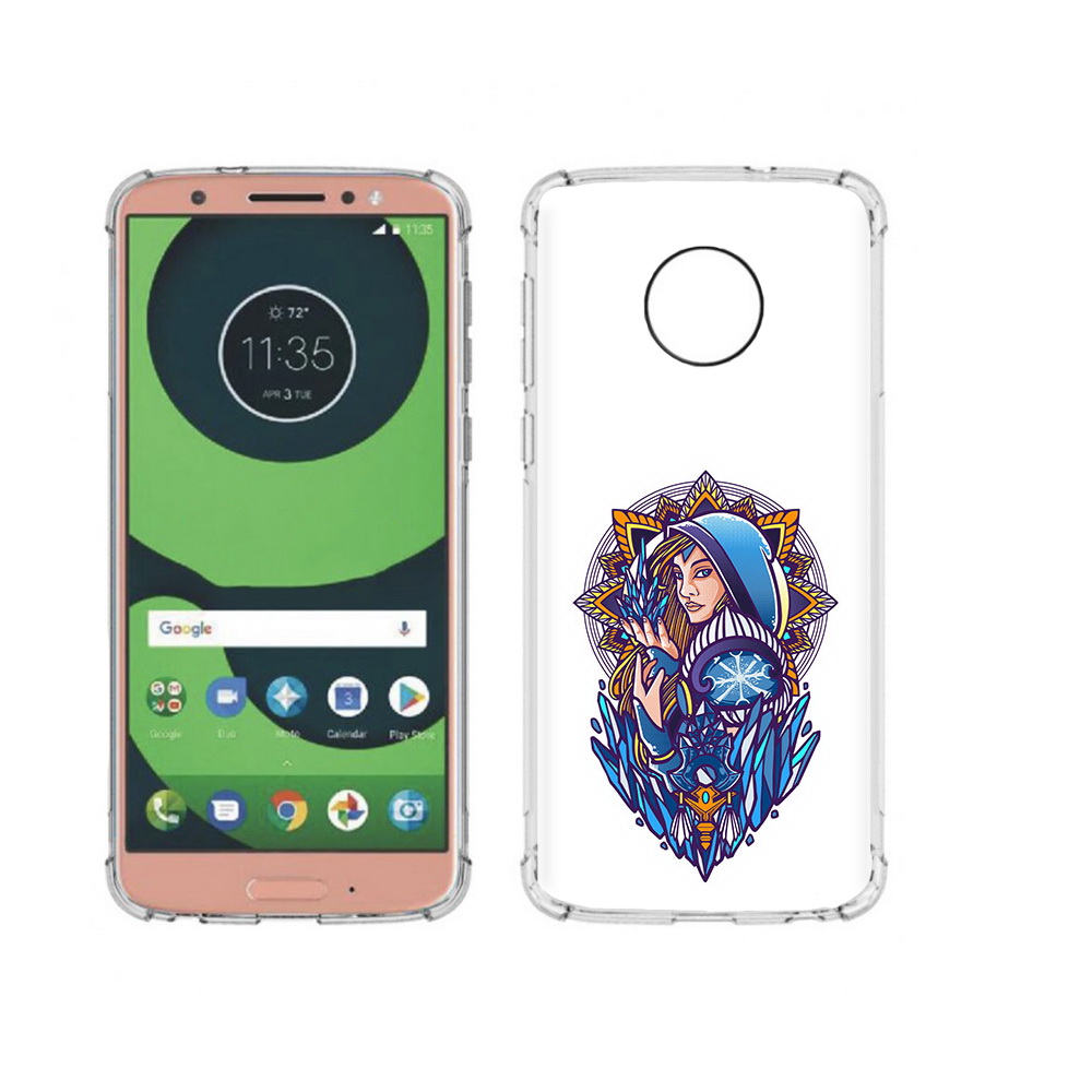 

Чехол MyPads Tocco для Motorola Moto G6 кристал мейден дота 2 (PT99805.376.415), Прозрачный, Tocco