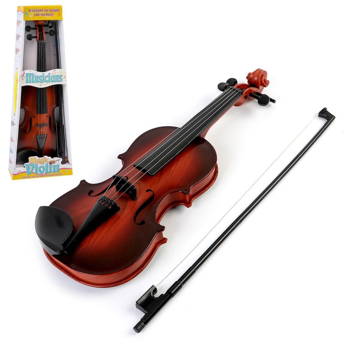 Игрушка музыкальная Скрипка. Маэстро», звуковые эффекты, цвет тёмно-коричневый