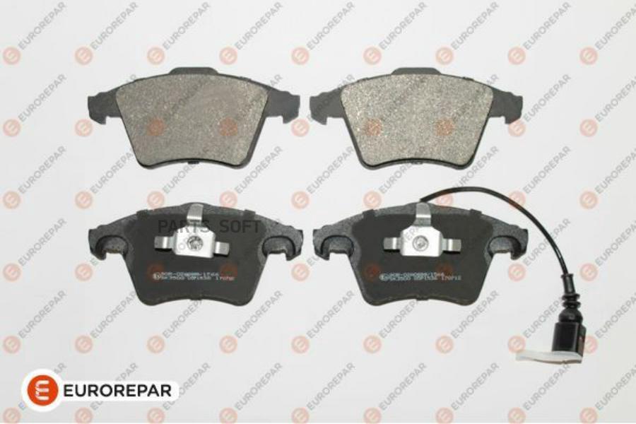 

Колодки тормозные дисковые VW MULTIVAN V 03, front, with sensor EUROREPAR