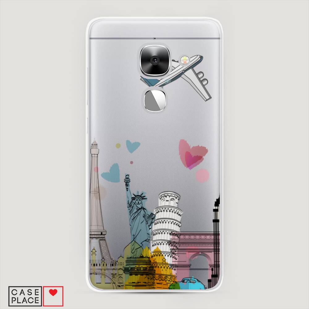 

Чехол Awog на LeEco Le 2/2 Pro / Лееко Ле 2/2 Про "Самолет путешествий", Желтый, 140150-10