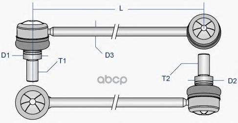 

Тяга Стабилизатора L Moog Vols2406 Moog арт. VO-LS-2406