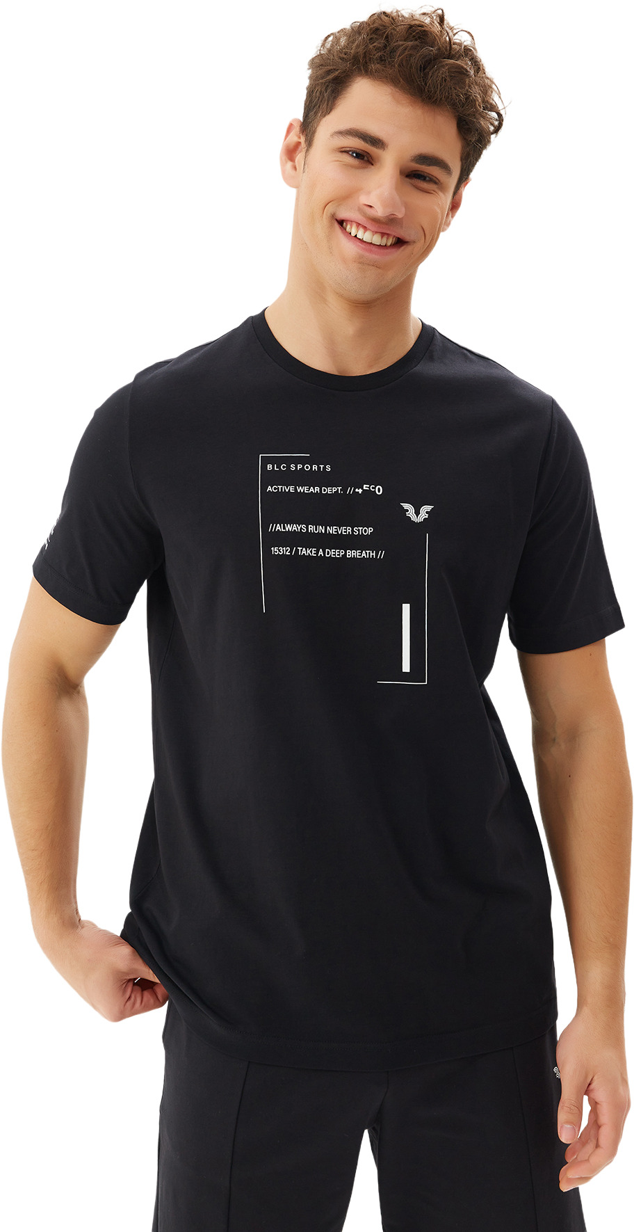 

Футболка мужская Bilcee TB22ML07S0193-1-1001 черная XL, TB22ML07S0193-1-1001