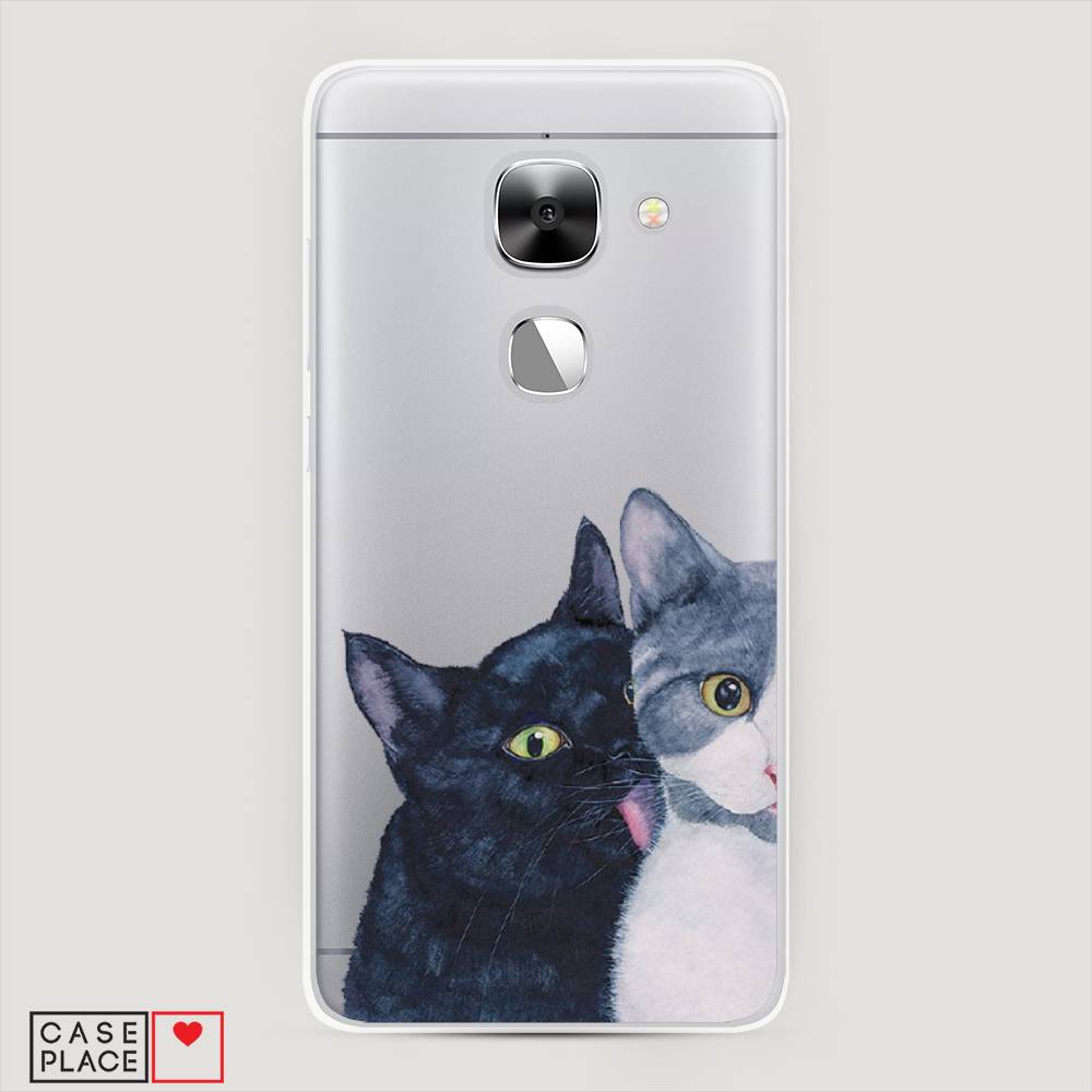 

Чехол Awog на LeEco Le 2/2 Pro / Лееко Ле 2/2 Про "Кошачья любовь", Синий, 140150-1