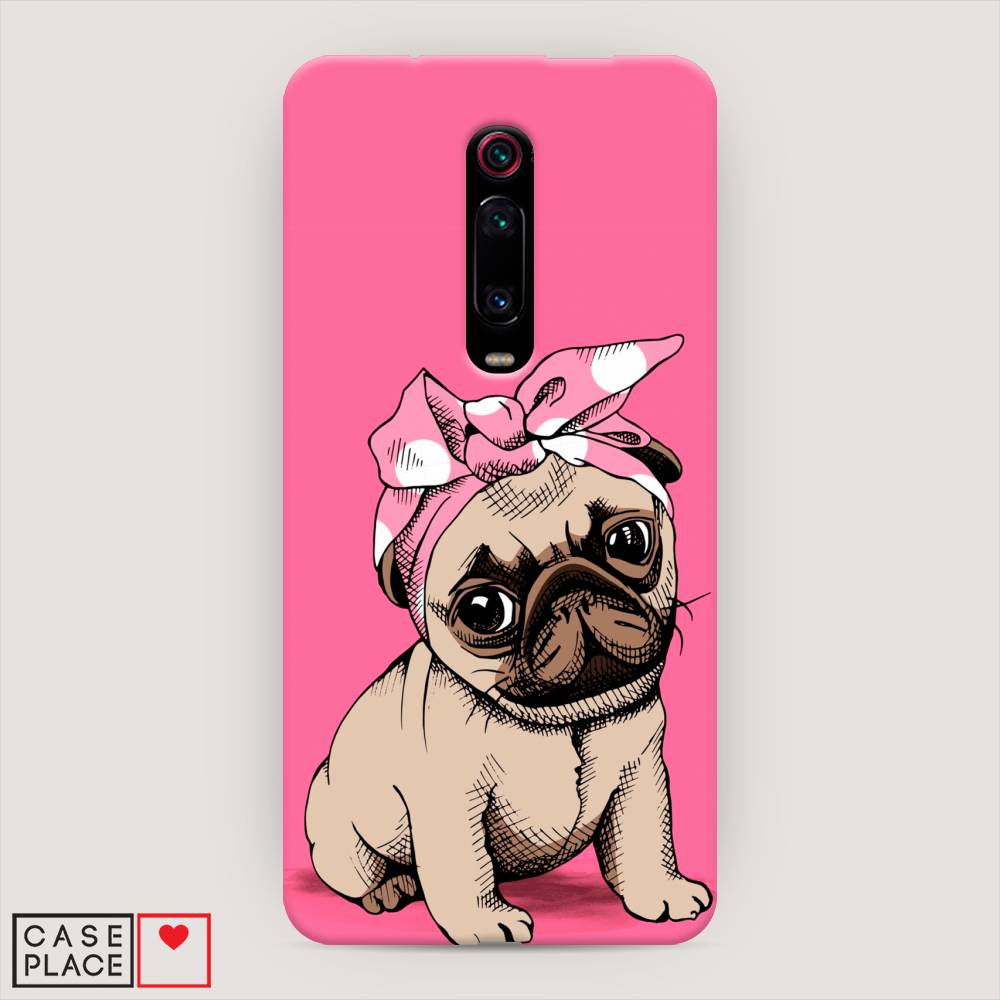 фото Пластиковый чехол "dog pin-up" на xiaomi mi 9t pro awog