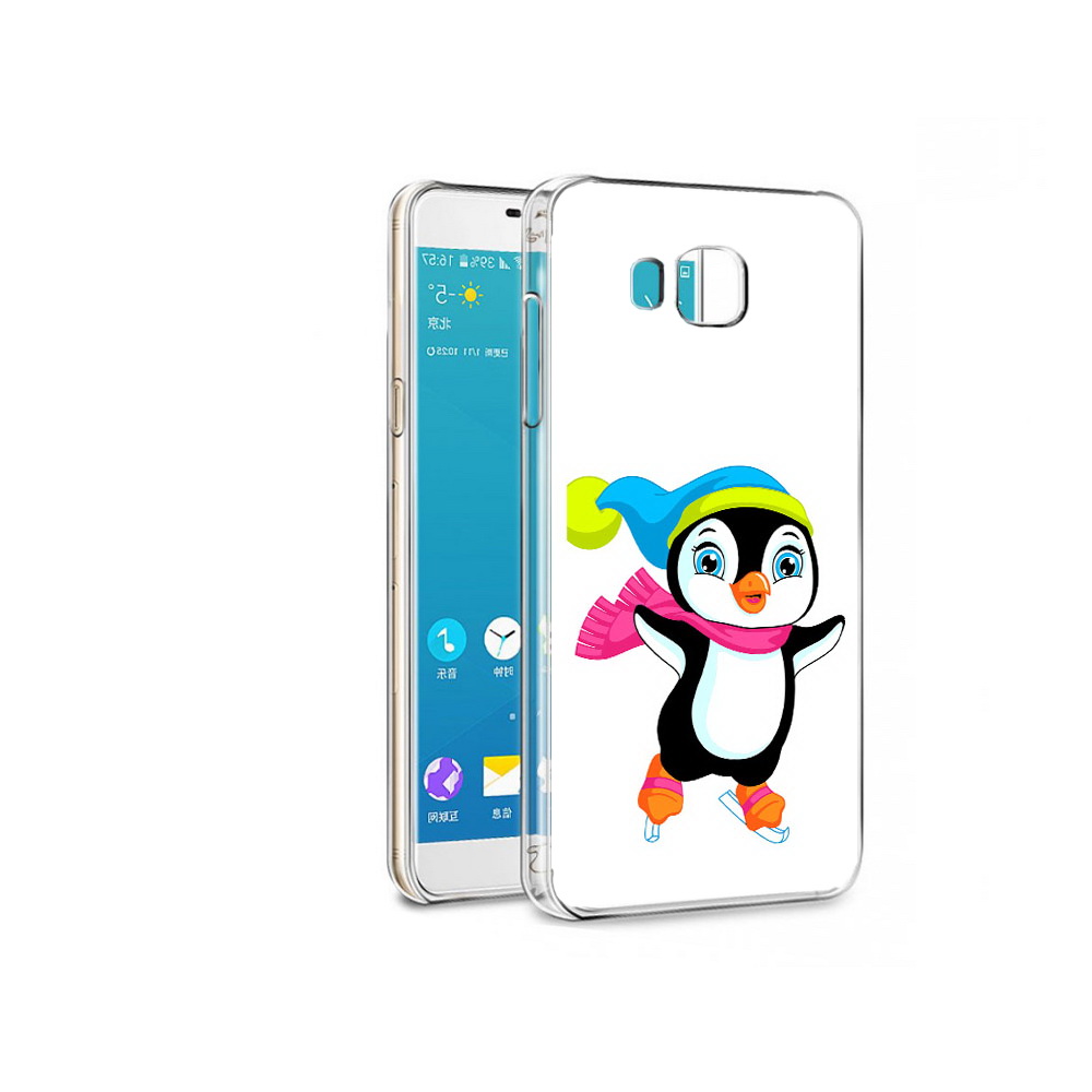 

Чехол MyPads Tocco для Samsung Galaxy Alpha пингвин на коньках (PT13063.503.540), Прозрачный, Tocco