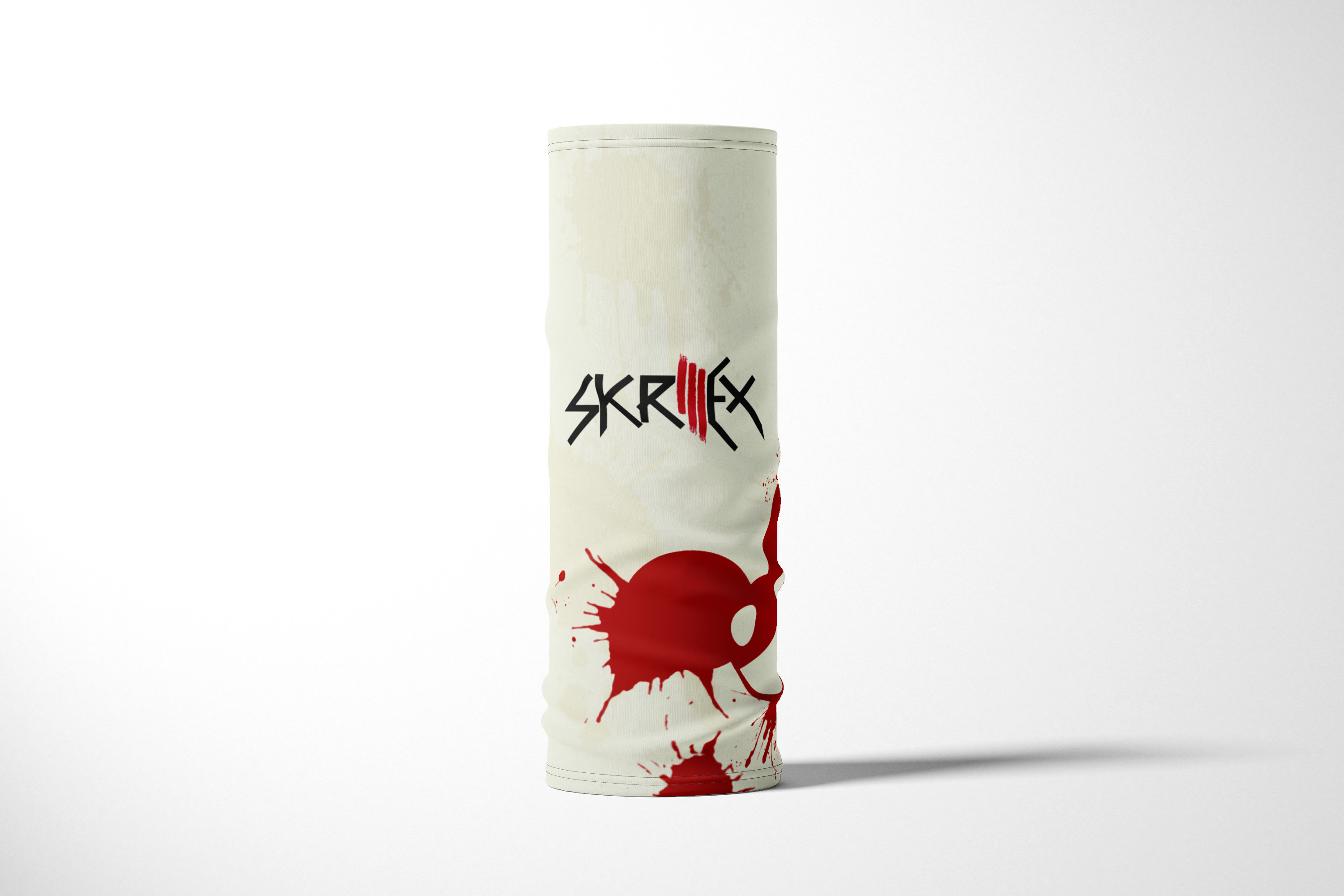 

Бандана / Бафф / Снуд-трансформер / Рок / Skrillex, Белый;красный, BBuffVM_VM1556217