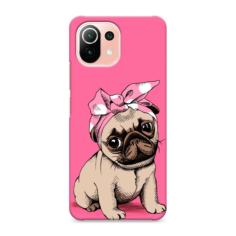 

Пластиковый чехол "Dog Pin-Up" на Xiaomi Mi 11 Lite, 310220-1