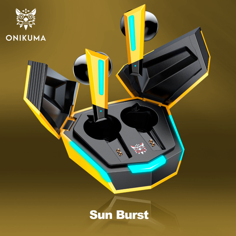 Беспроводные наушники Onikuma Sun Burst T32-Y желтый