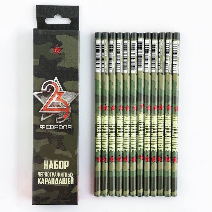 

Карандаш чернографитный без ластика «Защитник» (12 шт.)