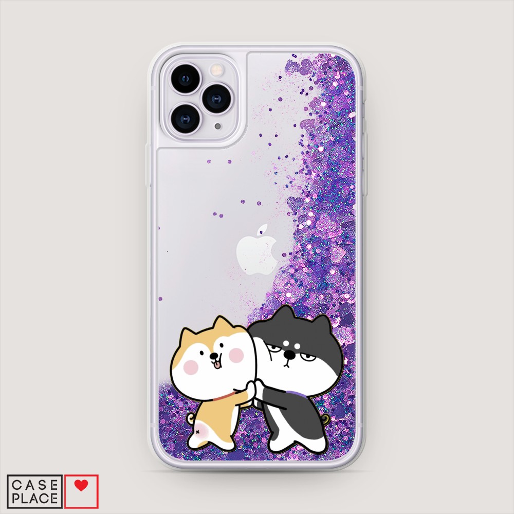 

Чехол Awog на Apple iPhone 11 Pro Max / Айфон 11 Pro Max "Обнимашки акита", Разноцветный, 12292-1