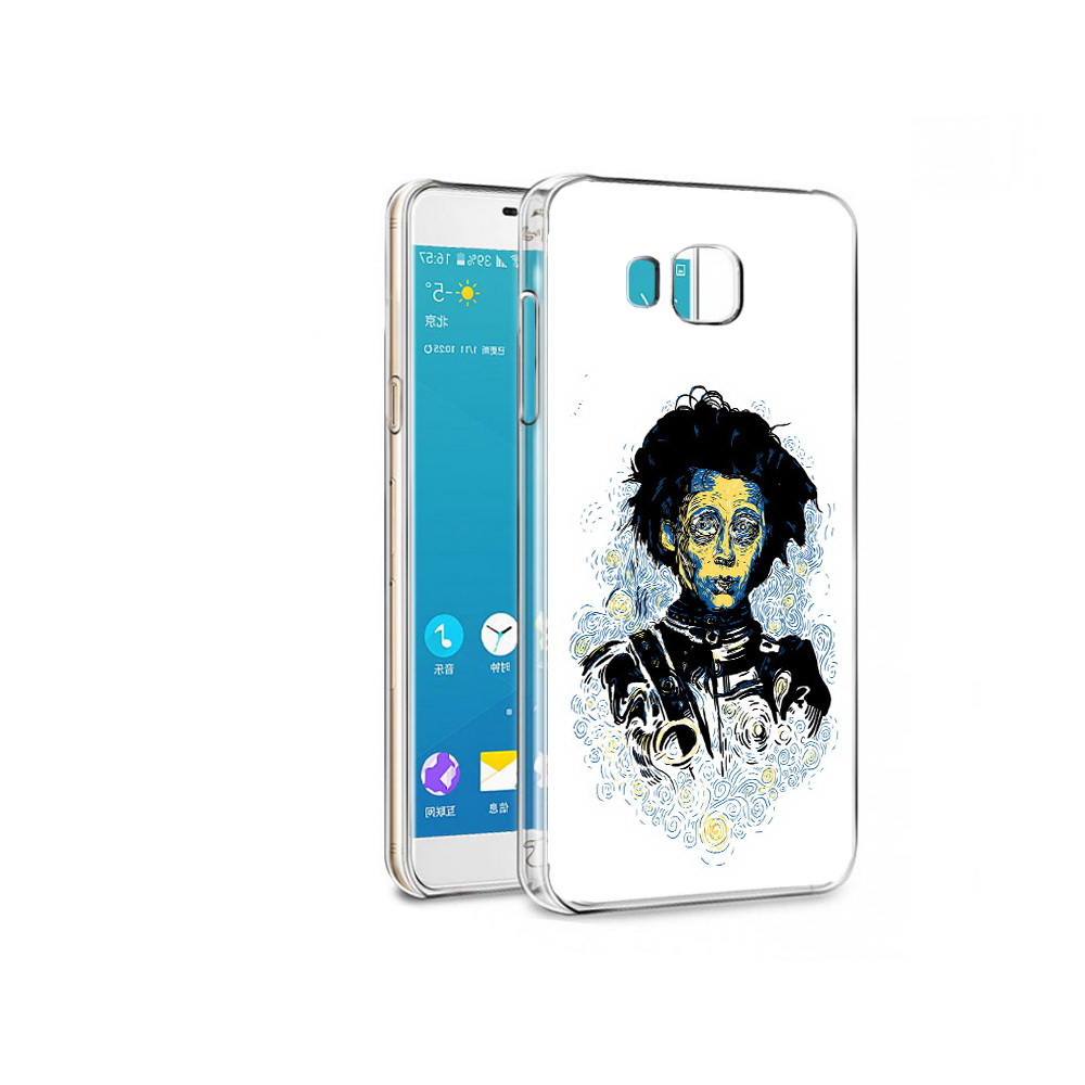 

Чехол MyPads Tocco для Samsung Galaxy Alpha парень черно-белый абстракция, Прозрачный, Tocco