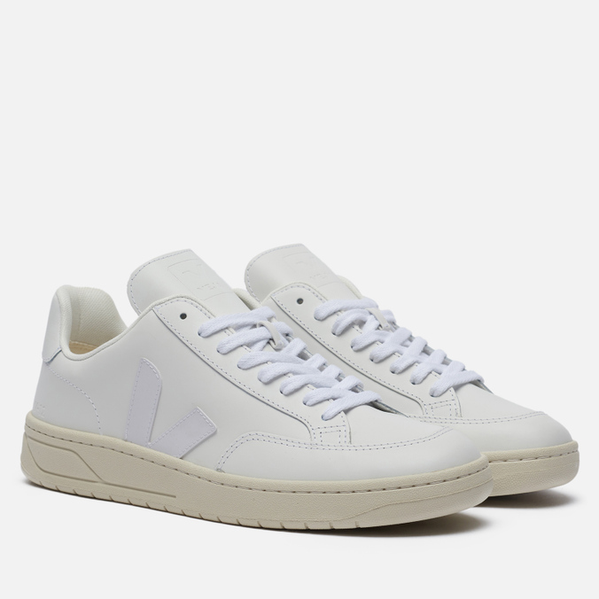 

Кроссовки женские VEJA V-12 Leather белые 37 EU, V-12 Leather