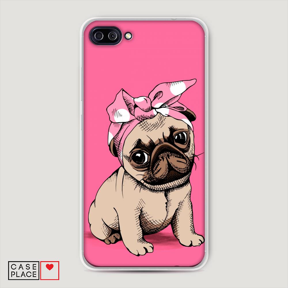 фото Чехол awog "dog pin-up" для asus zenfone 4 max zc520kl