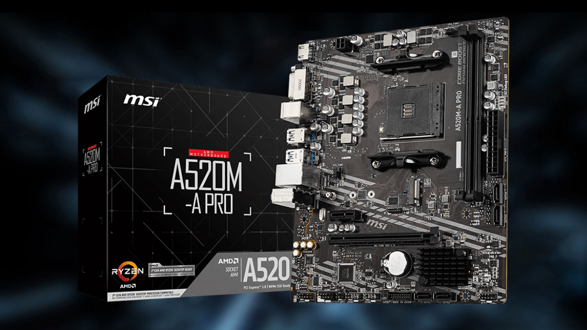 

Материнская плата MSI A520M-A Pro, A520M-A Pro