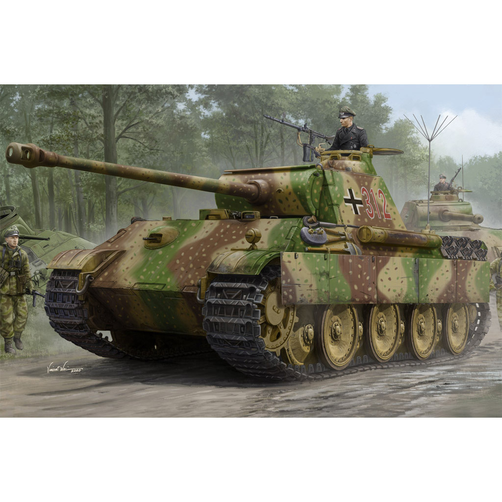 

Сборная модель HobbyBoss Немецкая Sd.Kfz.171 Panther Ausf.G - ранняя версия 84551