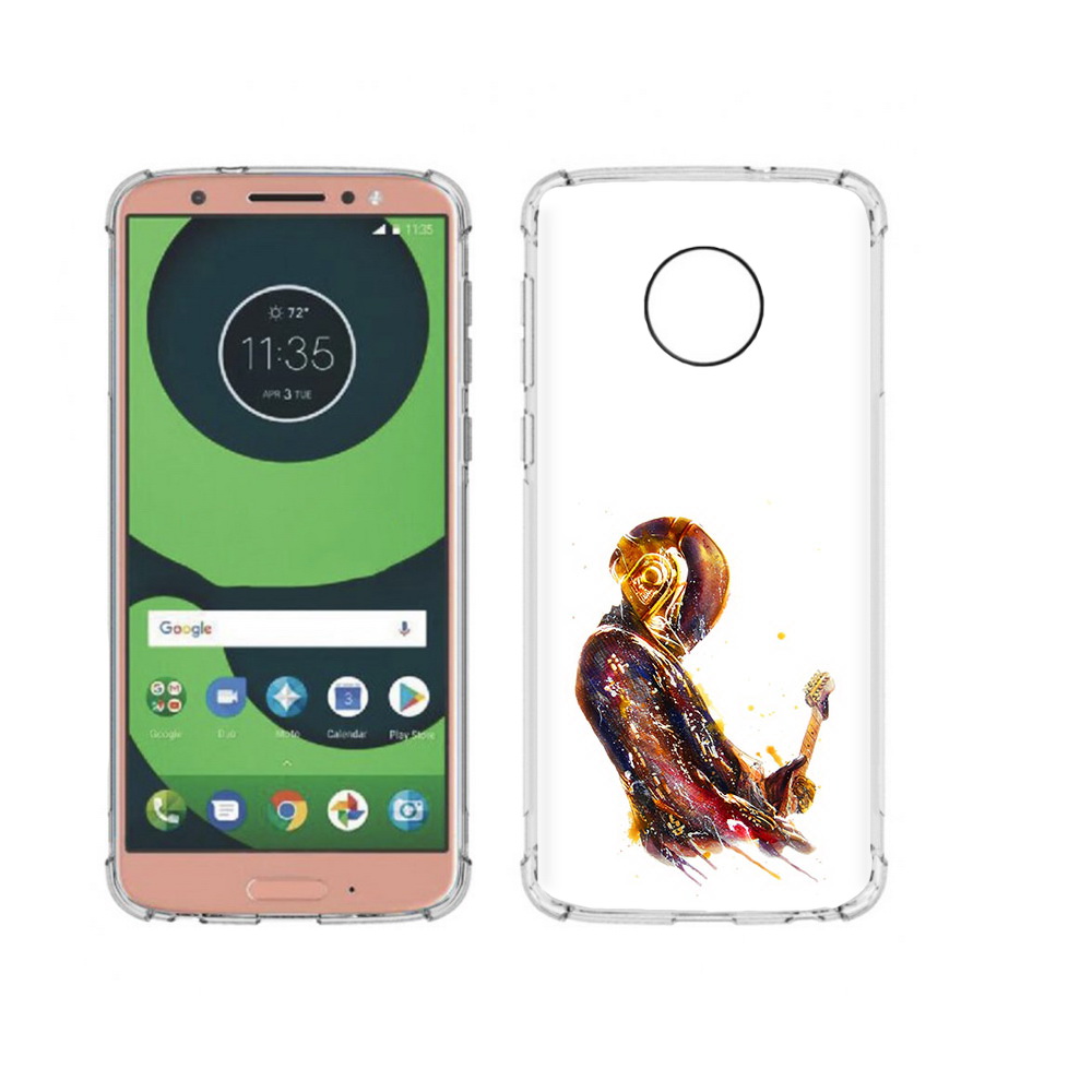 

Чехол MyPads Tocco для Motorola Moto G6 космо-музыкант (PT99805.376.393), Прозрачный, Tocco
