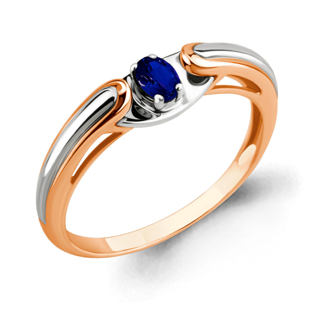 

Кольцо из красного золота с сапфиром р. , Aquamarine 963462к_585_кз, 963462к_585_кз
