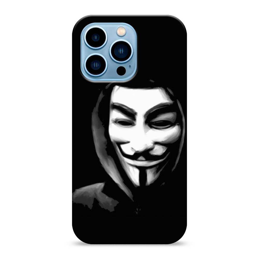 

Пластиковый чехол "Анонимус" на Apple iPhone 13 Pro, 14320-4