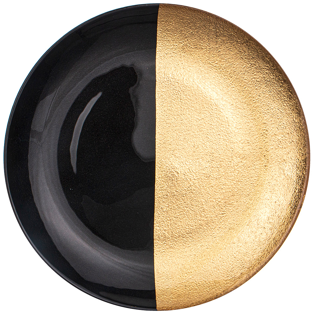 

Тарелка Bronco bohemia black gold 21см