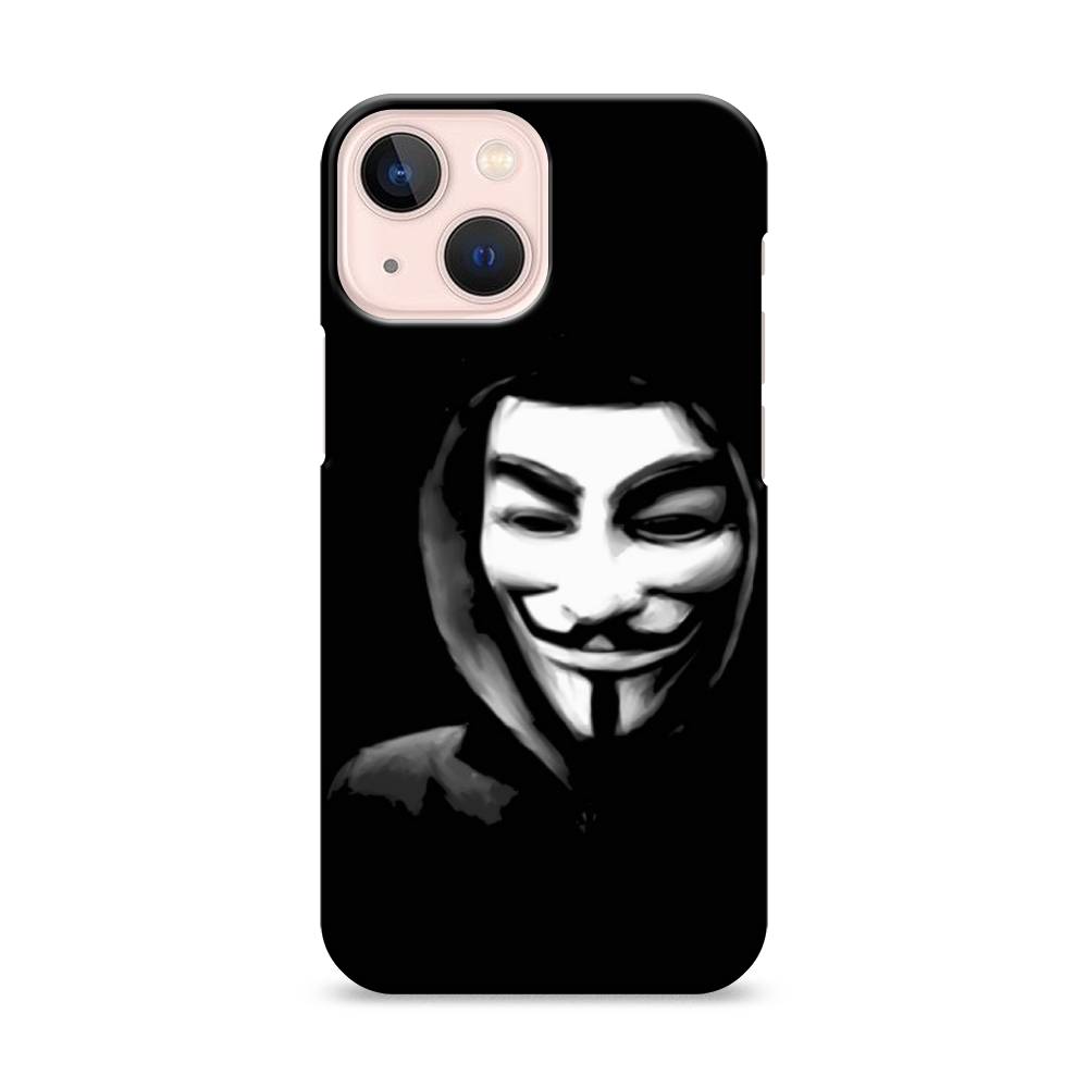 

Пластиковый чехол "Анонимус" на Apple iPhone 13 mini, 14120-4