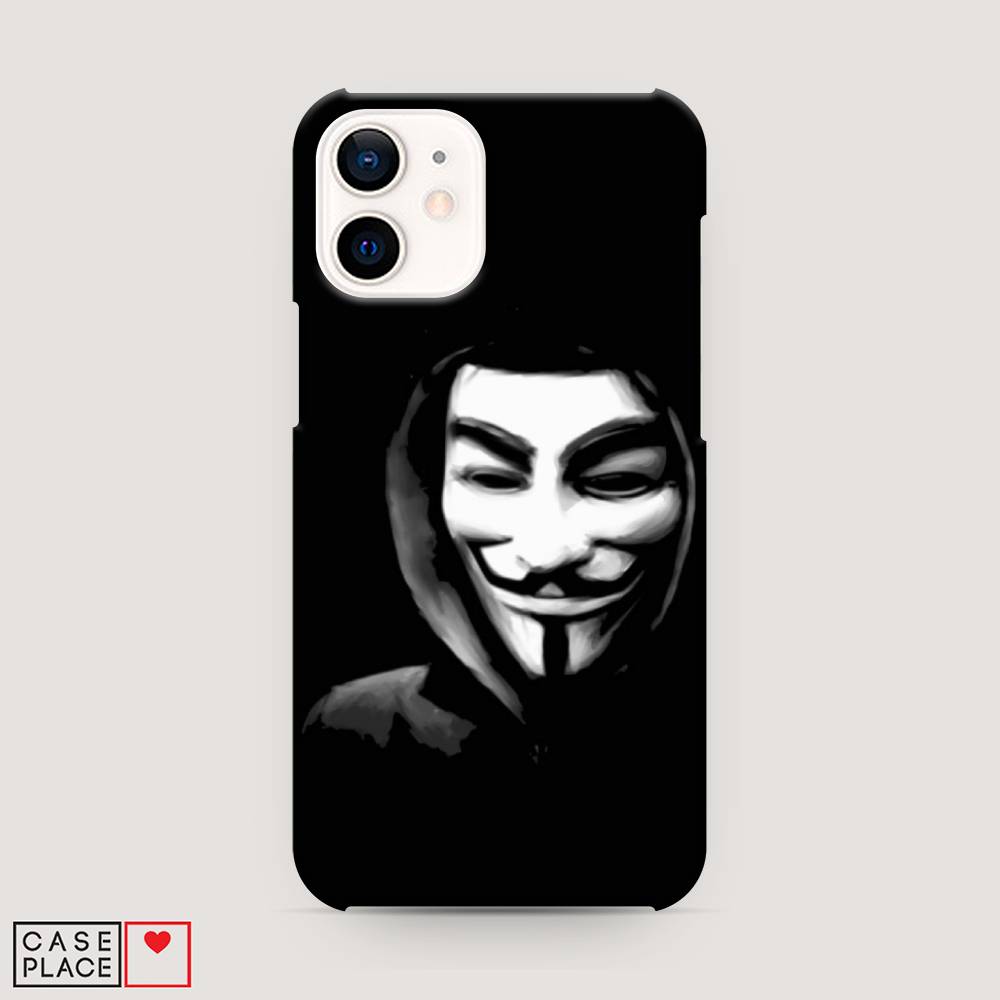 

Пластиковый чехол "Анонимус" на Apple iPhone 12 mini, 12620-4