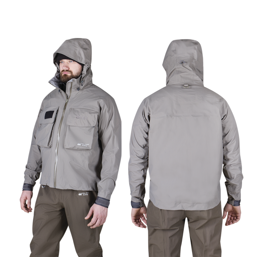 Куртка для рыбалки Alaskan River Master Sonic, серый, S, 185