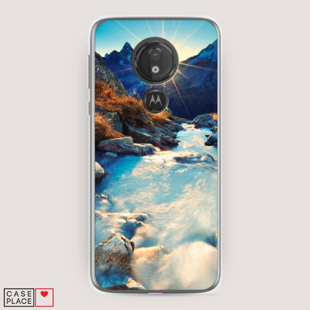 фото Силиконовый чехол "восход 7" на motorola moto g7 power awog