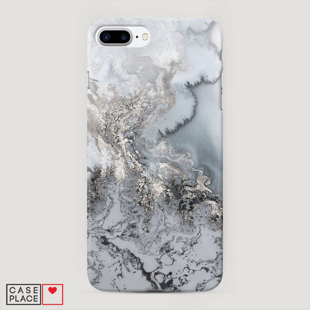 

Пластиковый чехол "Морозная лавина серая" на Apple iPhone 7 Plus, 10720-2