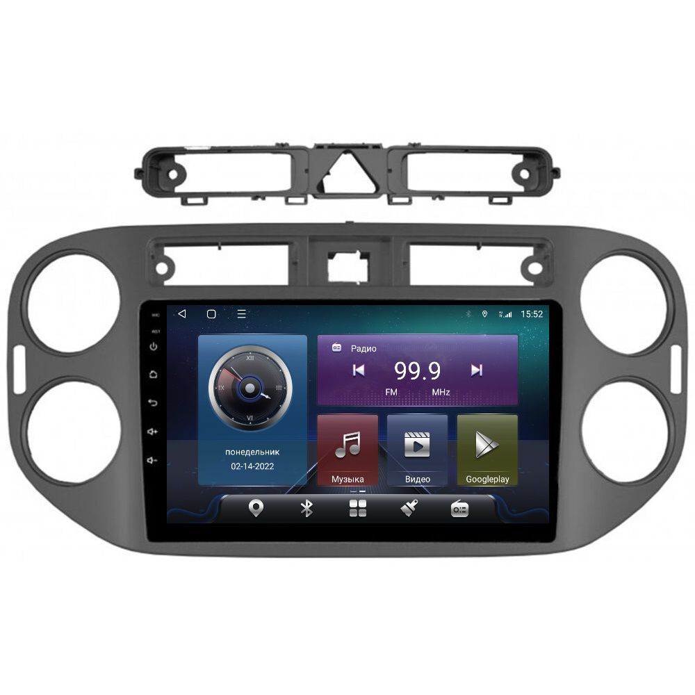 Магнитола CRS-300 Volkswagen Tiguan 2007-2011, Golf Plus-Android 13- 8 ядер- 6+128Gb