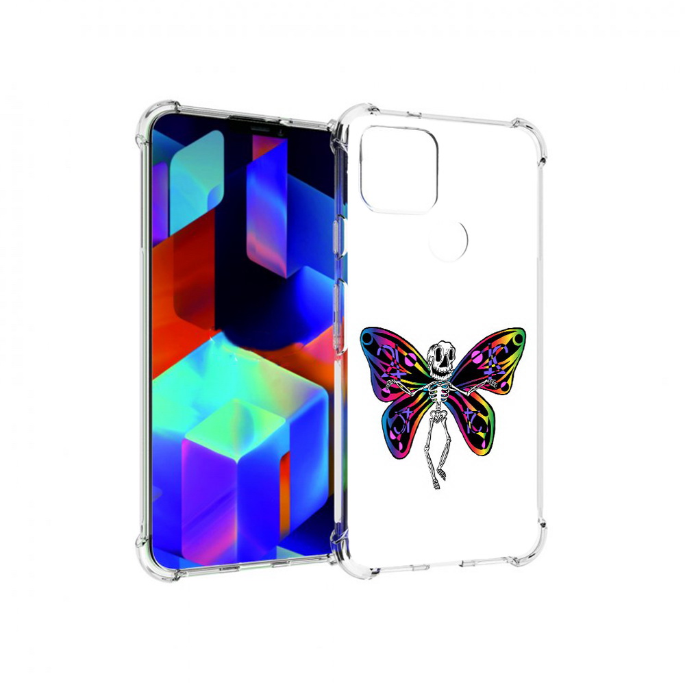 

Чехол MyPads Tocco для Google Pixel 5 эффект бабочки, Прозрачный, Tocco