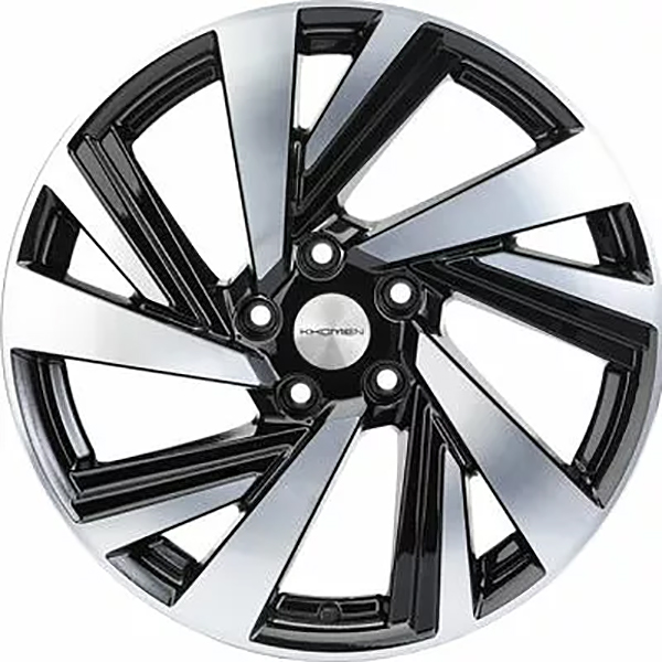 фото Колесный диск khomen wheels khw1801 outlander black-fp 7.5x18/5x114.3 et38 d67.1 whs498675