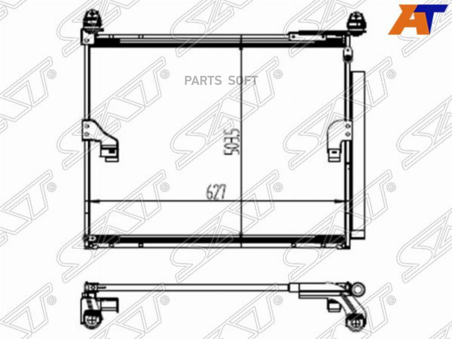 

SAT Радиатор кондиционера TOYOTA LAND CRUISER PRADO 150/4RUNNER ##N28# 09-