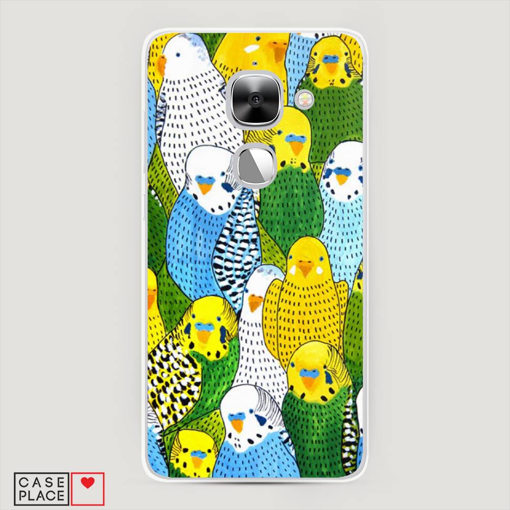 

Чехол Awog на LeEco Le 2/2 Pro / Лееко Ле 2/2 Про "Попугаи", Желтый;зеленый;голубой, 140150-1