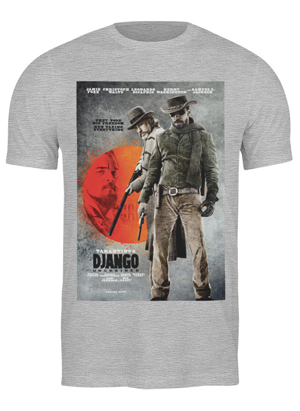 

Футболка мужская Printio Django серая S, Серый, Django