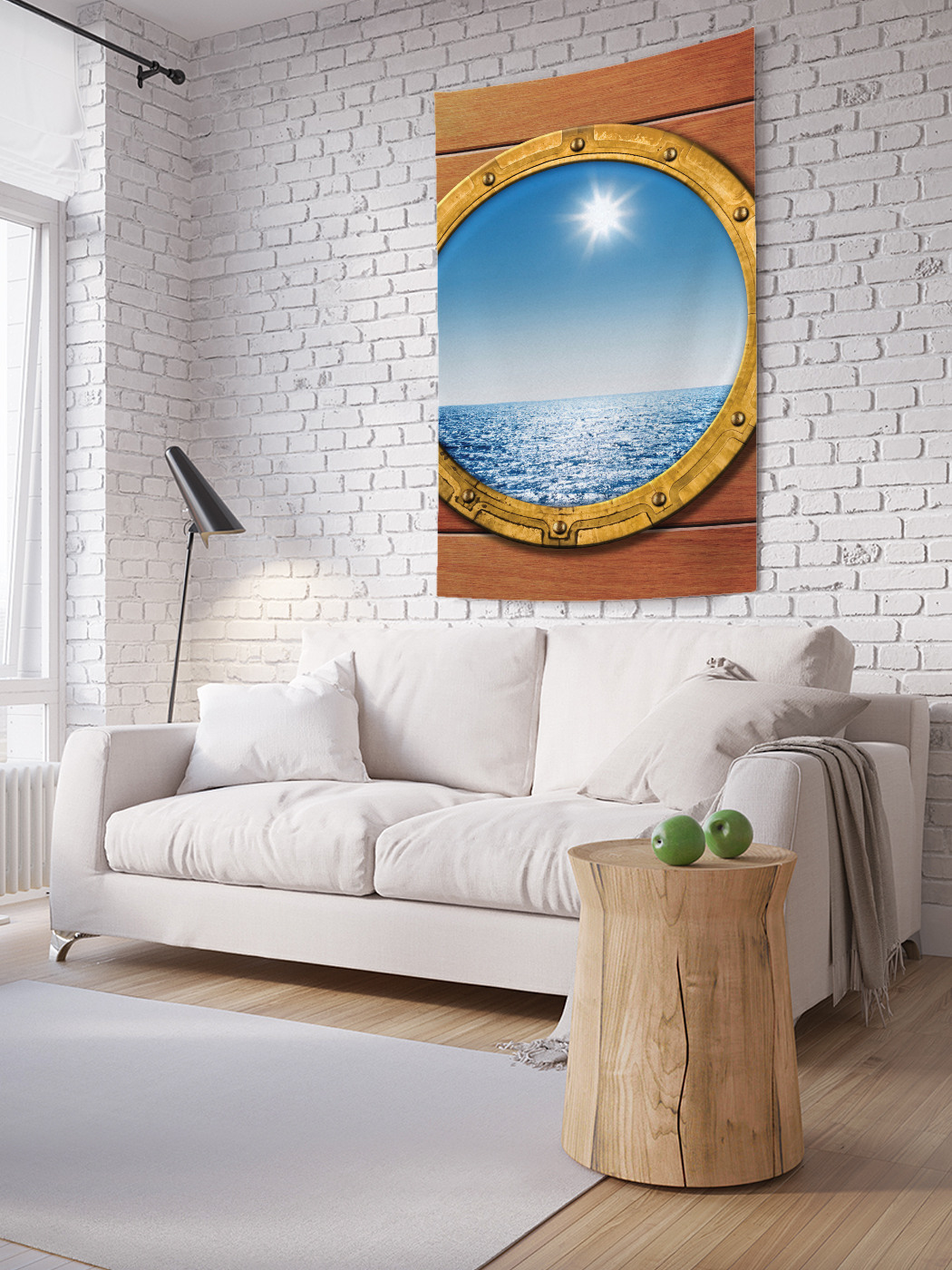 

Вертикальное фотопанно на стену JoyArty В центре моря 150x200 см, В центре моря