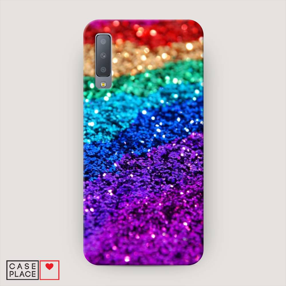 

Чехол Awog "Блестящая радуга рисунок" для Samsung Galaxy A7 2018, 26720-2