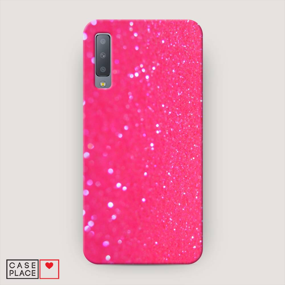

Чехол Awog "Малиновые блестки рисунок" для Samsung Galaxy A7 2018