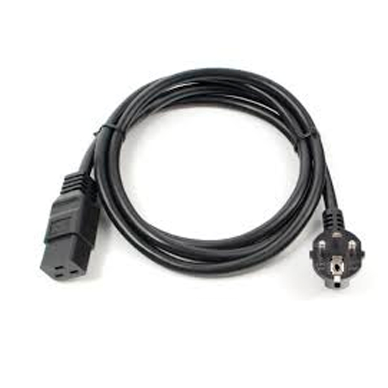 

Кабель Power Cube Schuko - IEC C19 вилка-розетка 1.8м (RPC-186C191,8BL 1.8m) черный